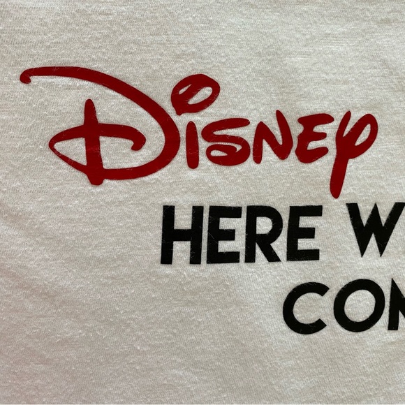 Disney Vacation Shirt Short Sleeve Kid T-Shirt Unisex Size Small 6/7 Cat & Jack - Picture 4 of 5